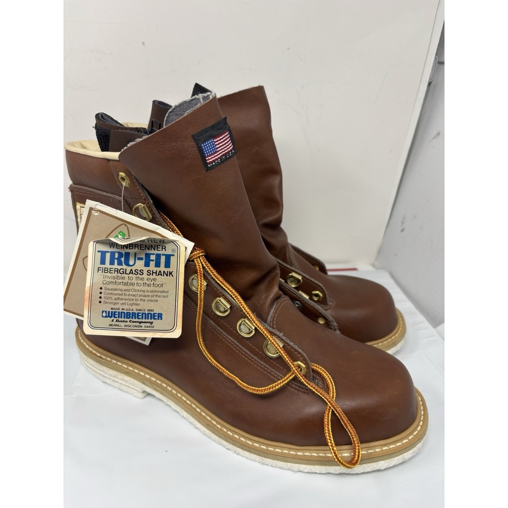 WEINBRENNER USA Mens 11 Gary Borger Studded Felt Sole Fly Fishing Wading Boots